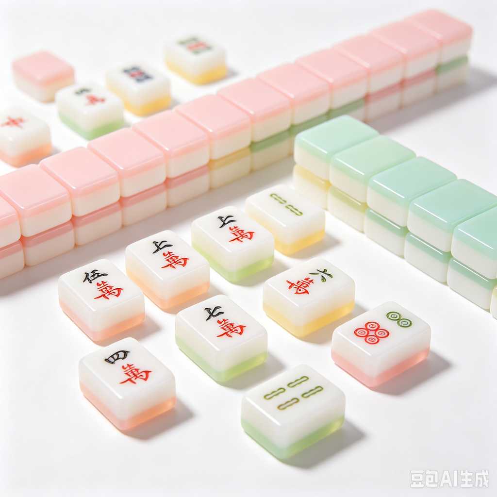 light mahjong set for easy carry