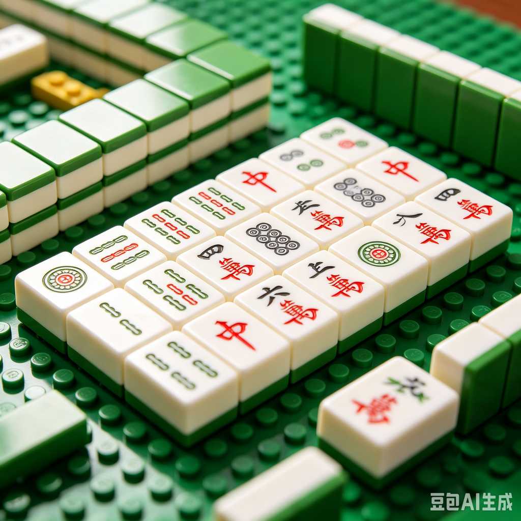 uniform color mahjong set print
