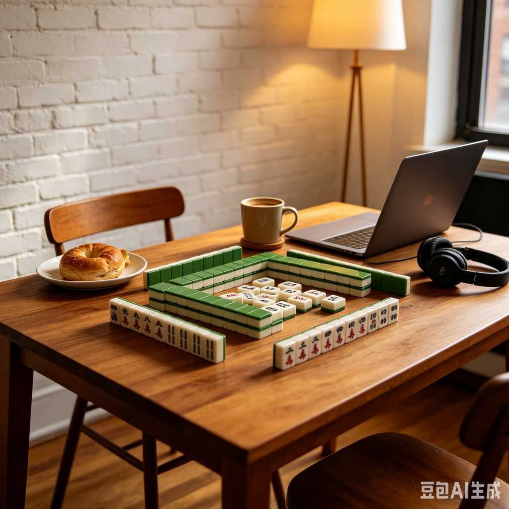 transparent acrylic mahjong set