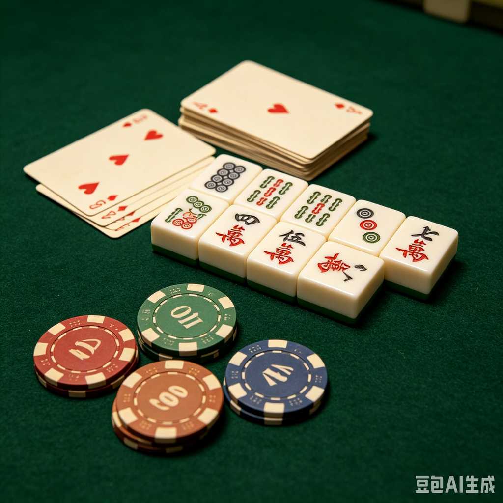 small portable mahjong set